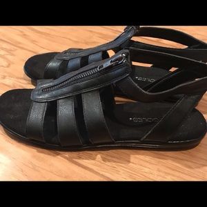 Black Aerosoles Sandals